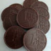 10 EUROS en chocolat NOIR ONCTUEUX 60% BIO vegan sans allergènes Exquidia : 50 grammes