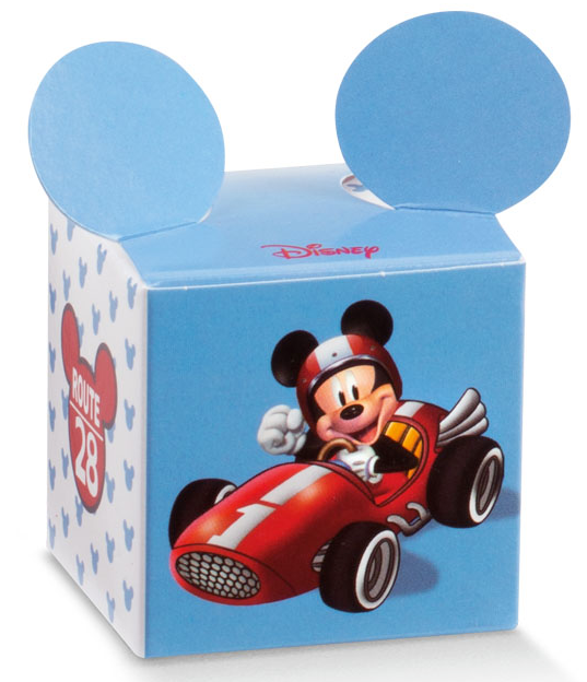 10 voitures MICKEY GO en chocolat ALTERNATIVE au lait (sans lait) BIO vegan sans allergènes Exquidia : 88g