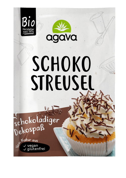 VERMICELLES AU CHOCOLAT NOIR BIO vegan sans allergènes AGAVA : 70 grammes