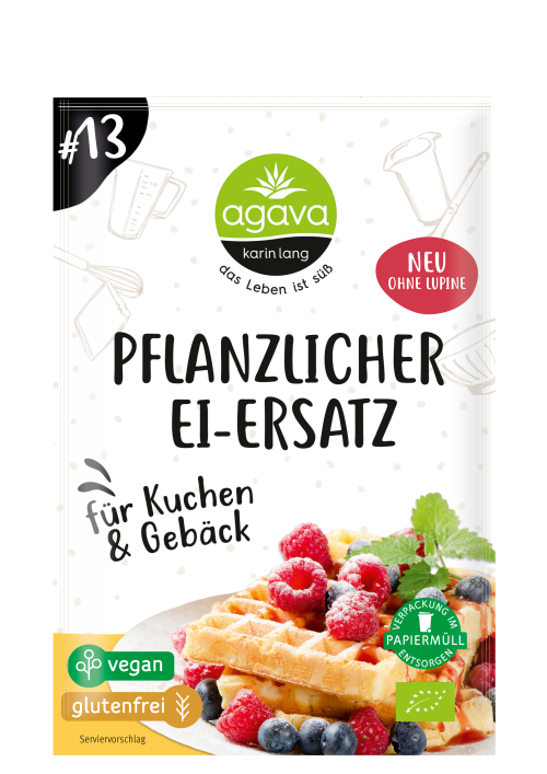Substitut oeuf (Pflanzlicher Ei-Ersatz) BIO vegan sans allergènes AGAVA : 20 grammes