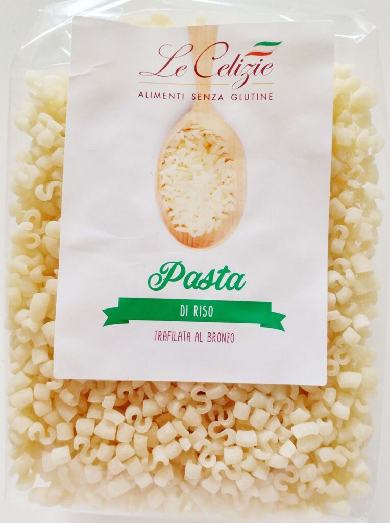 Pâtes GEMME au riz BLANC vegan sans allergènes sans maïs Le Celizie : 400 grammes