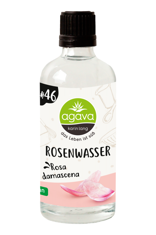 EAU DE ROSE BIO vegan sans allergènes AGAVA : 100 ml
