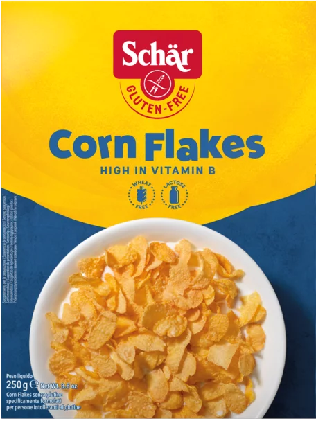 CORN FLAKES vegan sans allergènes Schär : 250 grammes