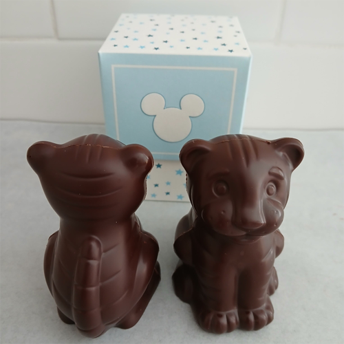 LIONCEAU CREUX (Mickey STARS) en chocolat NOIR 60% BIO sans allergènes Exquidia Exquidia : 60g
