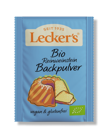 Poudre à lever BIO vegan sans allergènes Lecker's : (4x21g) = 84 grammes