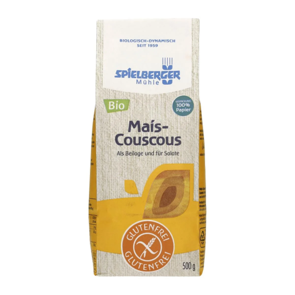 COUSCOUS 100% MAÏS BIO vegan sans allergènes Spielberger : 500 grammes