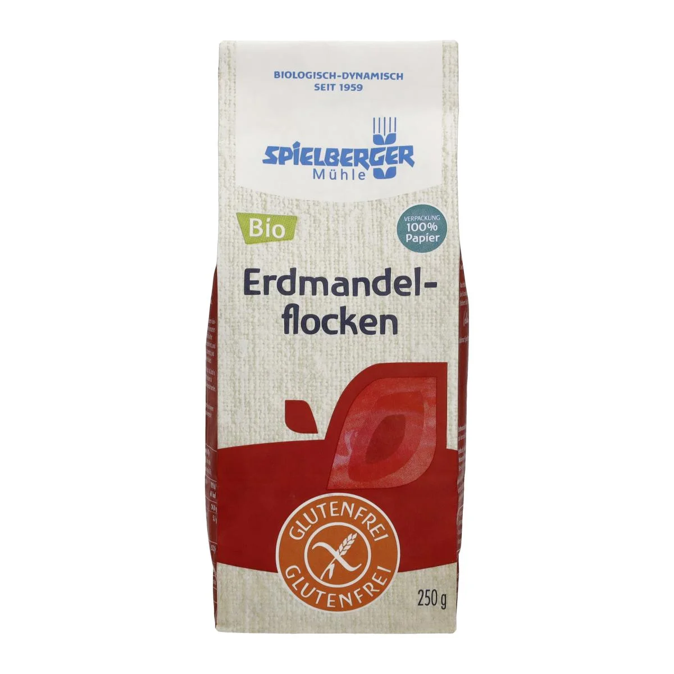 FLOCONS de SOUCHET (Erdmandelflocken) BIO vegan sans allergènes Spielberger : 250 grammes